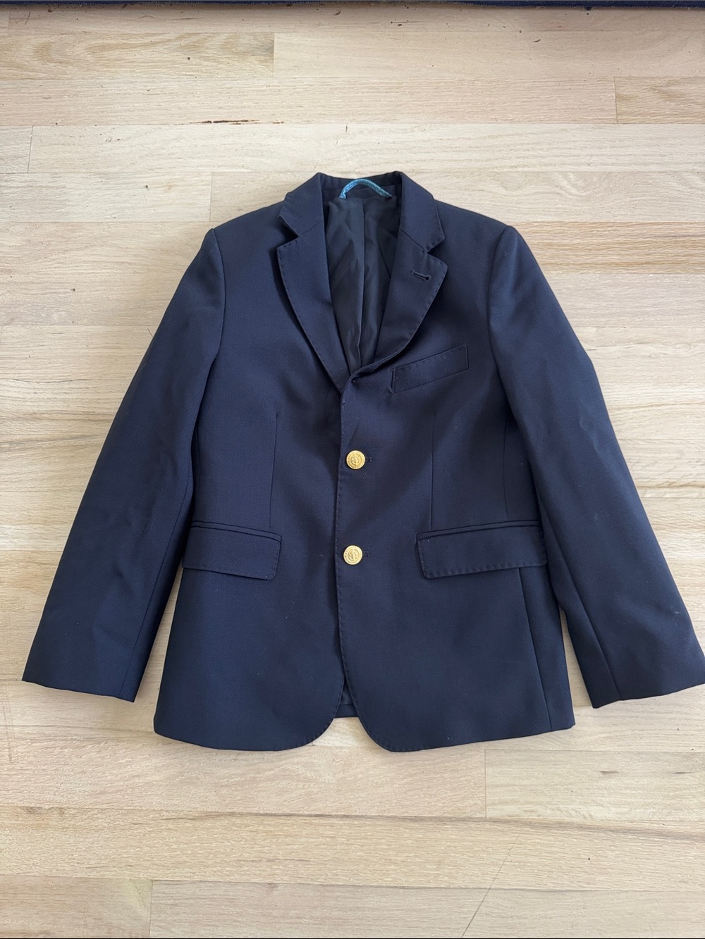 NWOT Vineyard Vines Boys Performance Boathouse Wool Blazer, Navy, 7 Style 3J0015